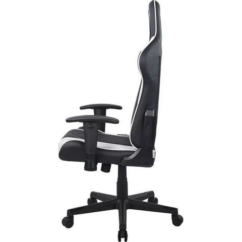 DXRacer P132 Prince Series Gaming Chair – Black/White ColorWaves