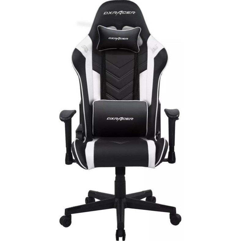 DXRacer P132 Prince Series Gaming Chair – Black/White ColorWaves