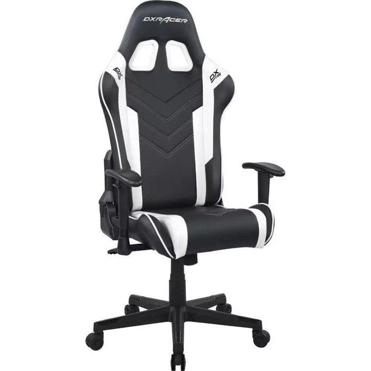 DXRacer P132 Prince Series Gaming Chair – Black/White ColorWaves