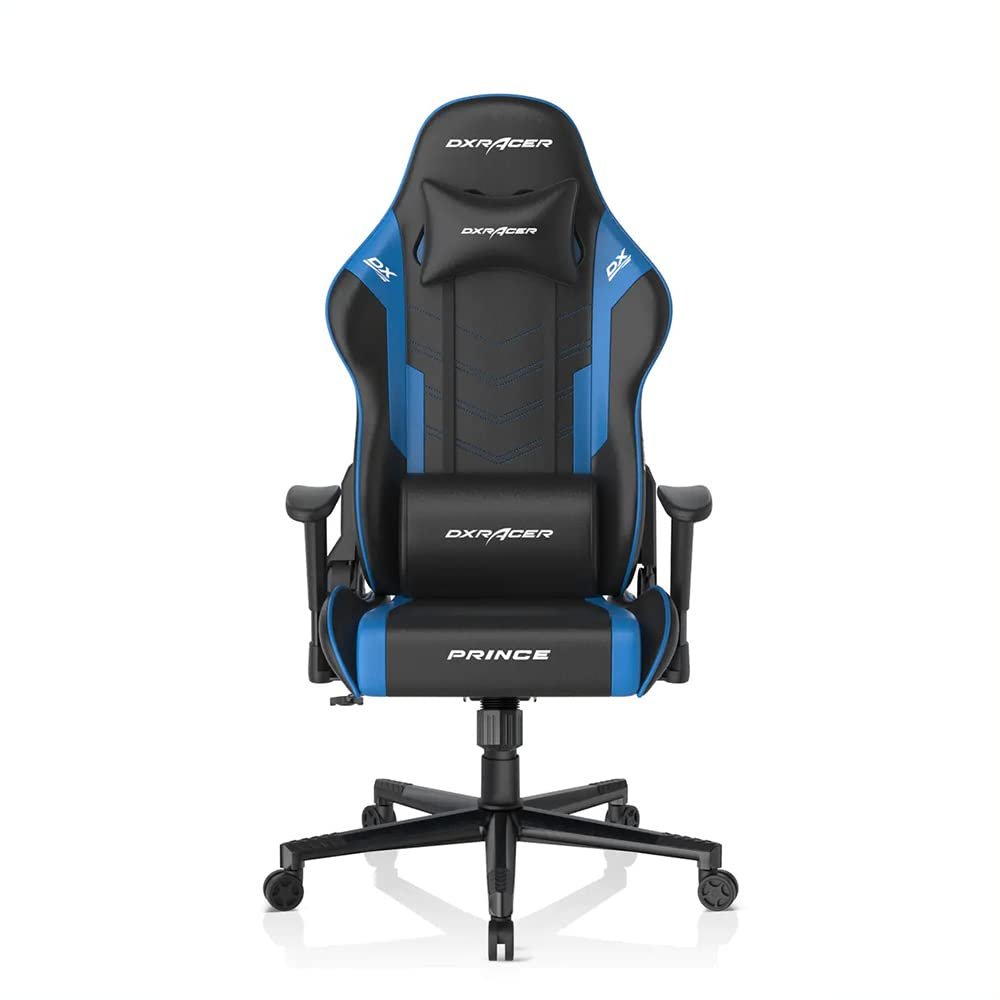 DXRacer Prince Series Gaming Chair - Black/Blue ColorWaves