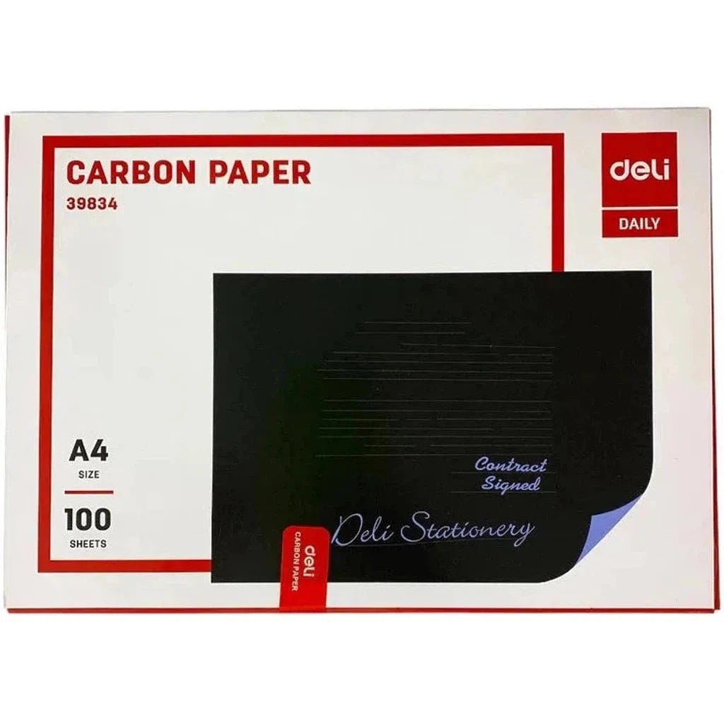 Deli Carbon Paper Pack Blie Color 100 Sheets ColorWaves