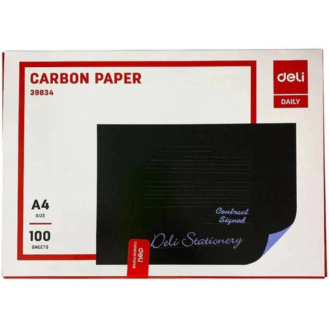 Deli Carbon Paper Pack Blie Color 100 Sheets ColorWaves