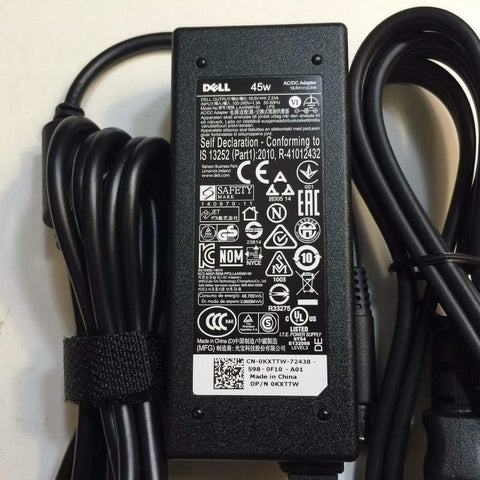 Dell 45W Replacement Charging Battery For Laptop - Black Dell