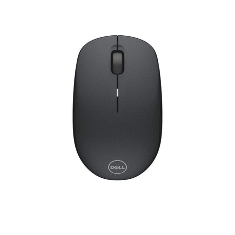 Dell WM126 Wireless Mouse, 1000DPI, 2.4 Ghz with USB Nano Receiver, Optical Tracking, 12-Months Battery Life, Plug and Play, Ambidextrous, Connect Up To 6 Compatible Devices With One Receiver - Black Dell