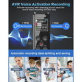 Digital Voice Recorder with Playback, 64GB | Audio Recorder for Lectures Meetings, MP3 Player ColorWaves