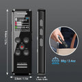 Digital Voice Recorder with Playback, 64GB | Audio Recorder for Lectures Meetings, MP3 Player ColorWaves
