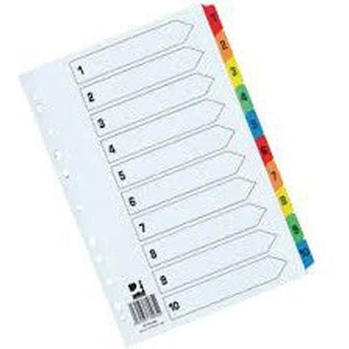 Divider 1To10 Color With Number ColorWaves