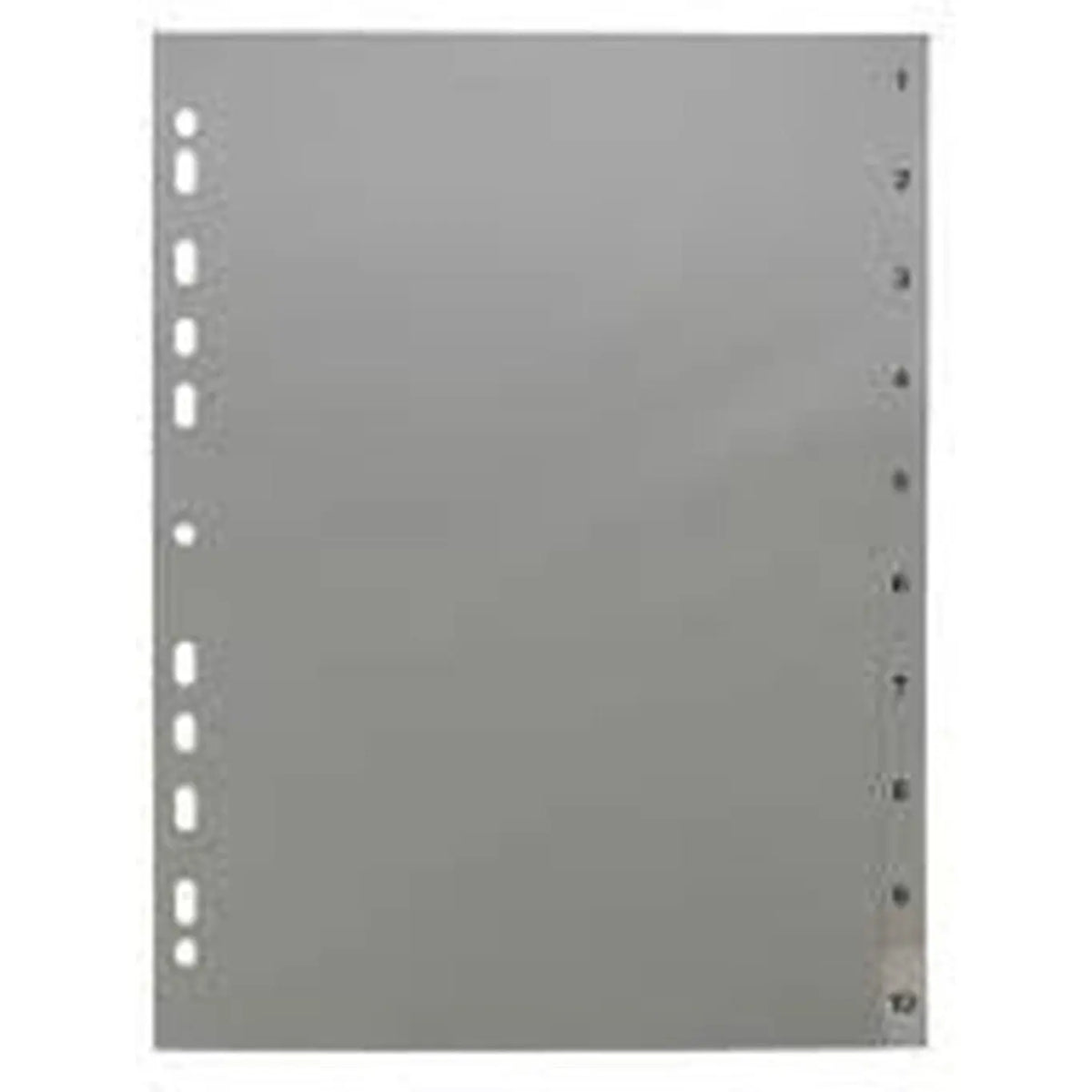 Divider 1To10 Grey Numeric ColorWaves