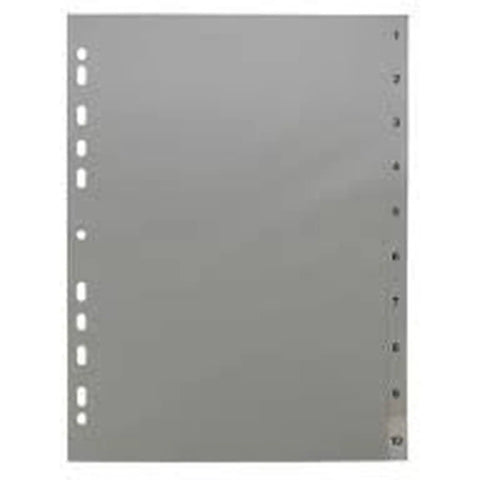 Divider 1To10 Grey Numeric ColorWaves