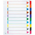Divider 1To10 Without Number Colour ColorWaves
