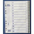 Divider 1To12 Grey Numeric ColorWaves