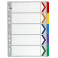 Divider 1To5 Without Number Colour ColorWaves