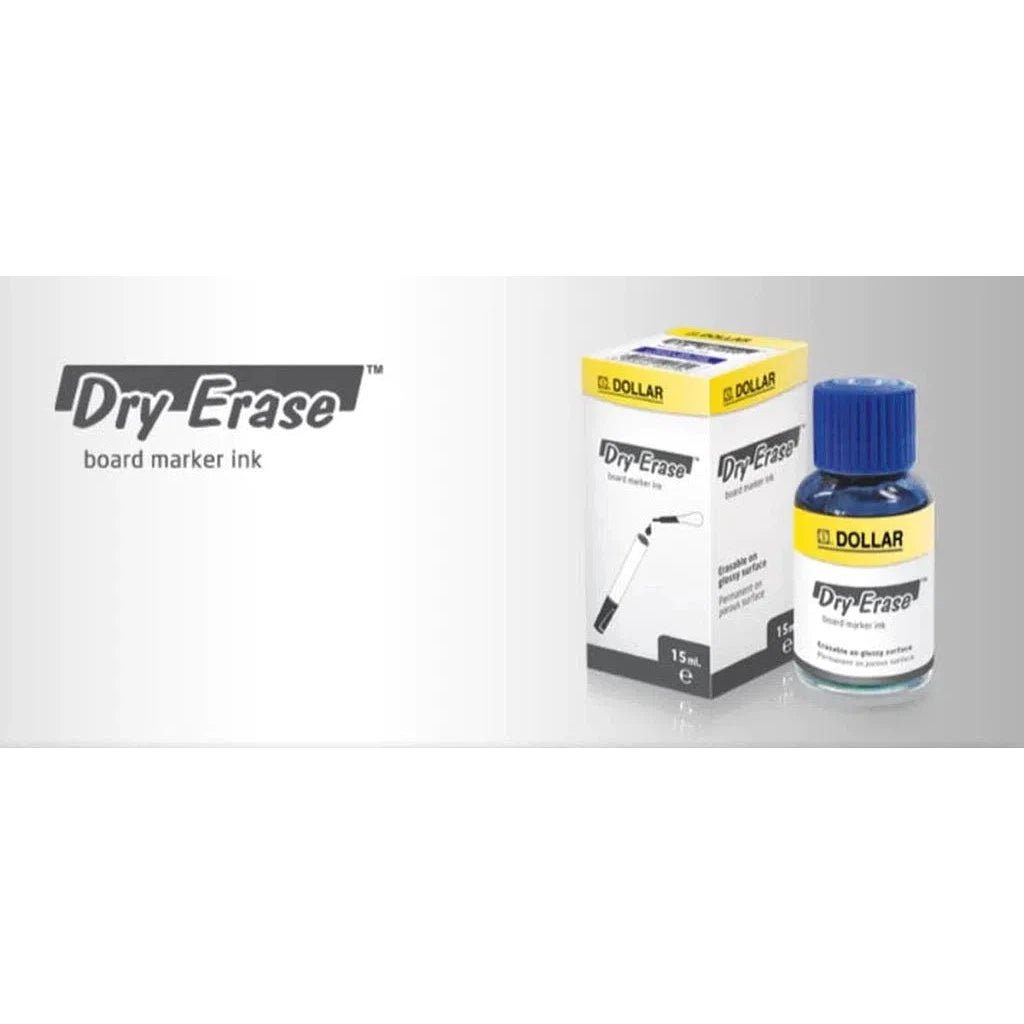 Dollar Dry Erase White Board Marker Ink Bottle 15Ml ColorWaves