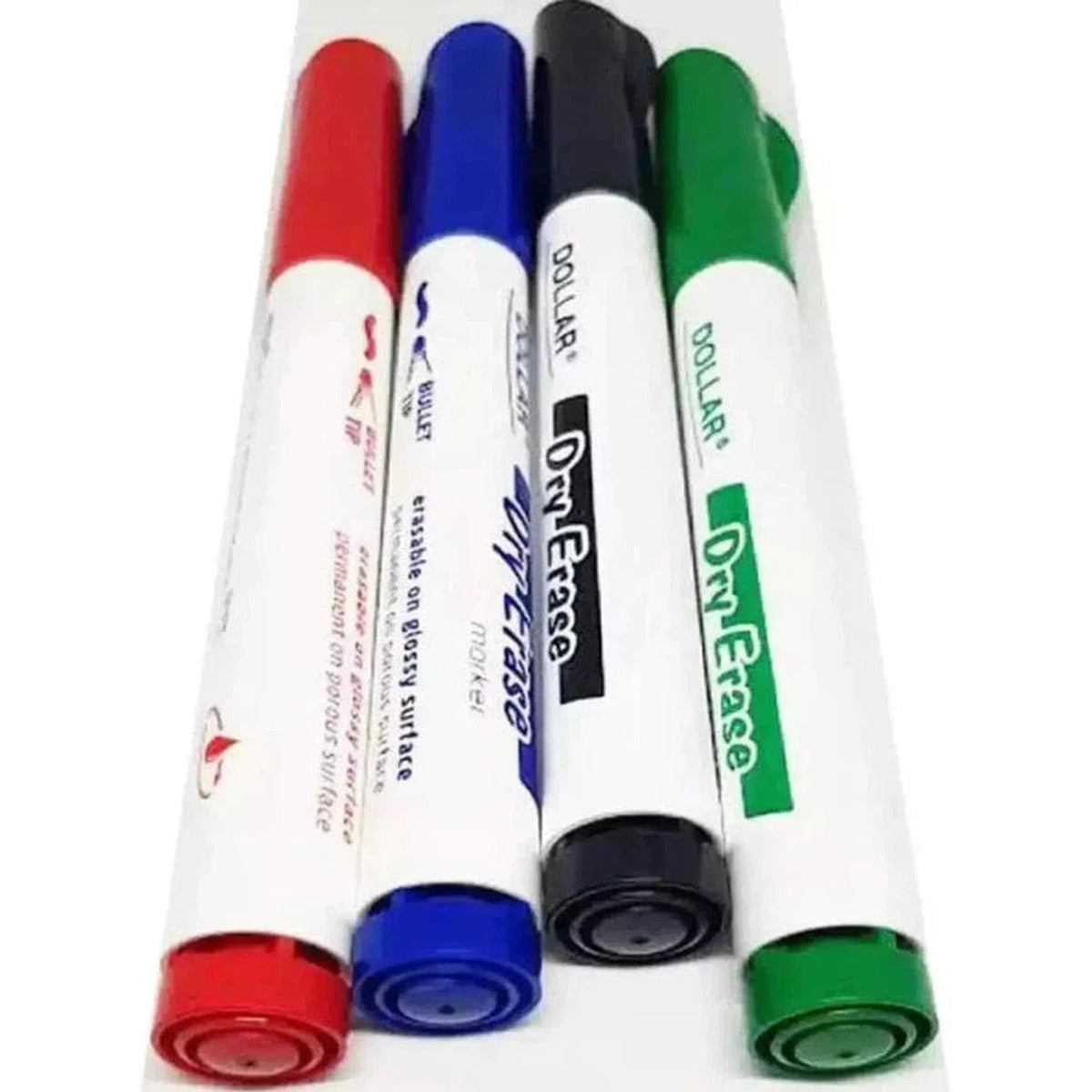Dollar Marker Dry Erase Marker Wallet Of 4 Pieces (White Board) ColorWaves