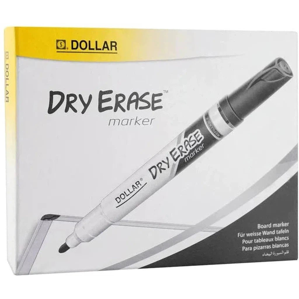 Dollar Marker Dry Erase Marker White Board (12/Pack) ColorWaves