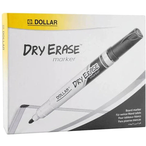 Dollar Marker Dry Erase Marker White Board (12/Pack) ColorWaves