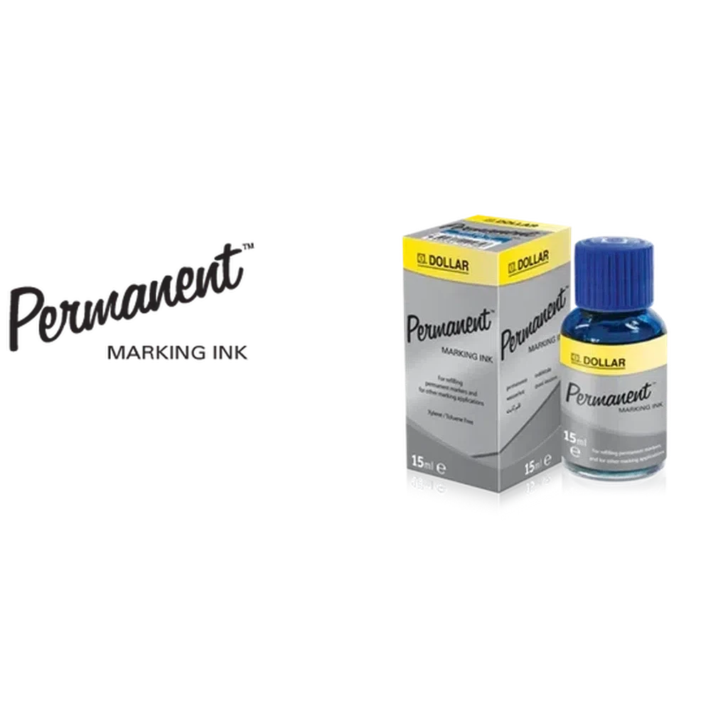 Dollar Marker Refill Ink Black Permanent ColorWaves