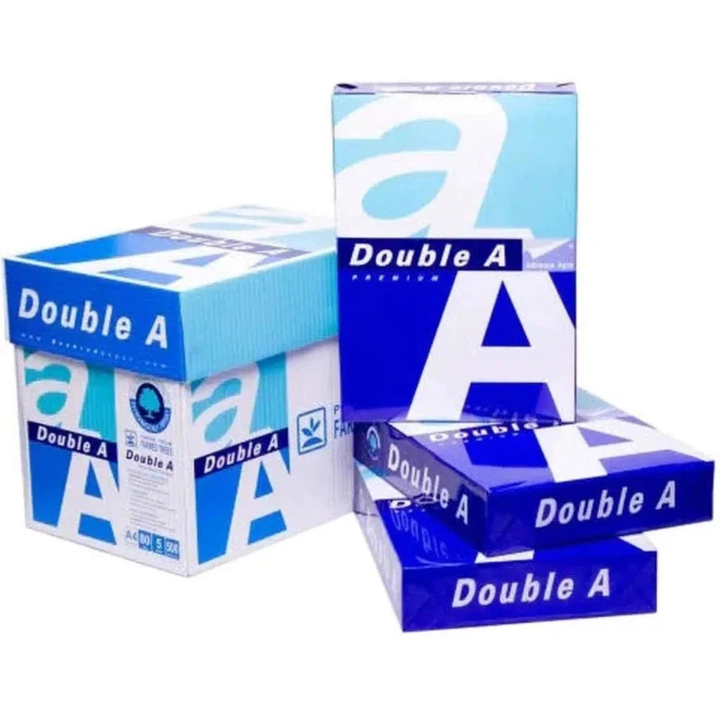 Double A A4 Paper 80Gsm Carton (5 Reams) ColorWaves