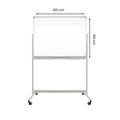 Double Sided Magnetic White Boards With Stand - 90x120cm (without installation) ColorWaves