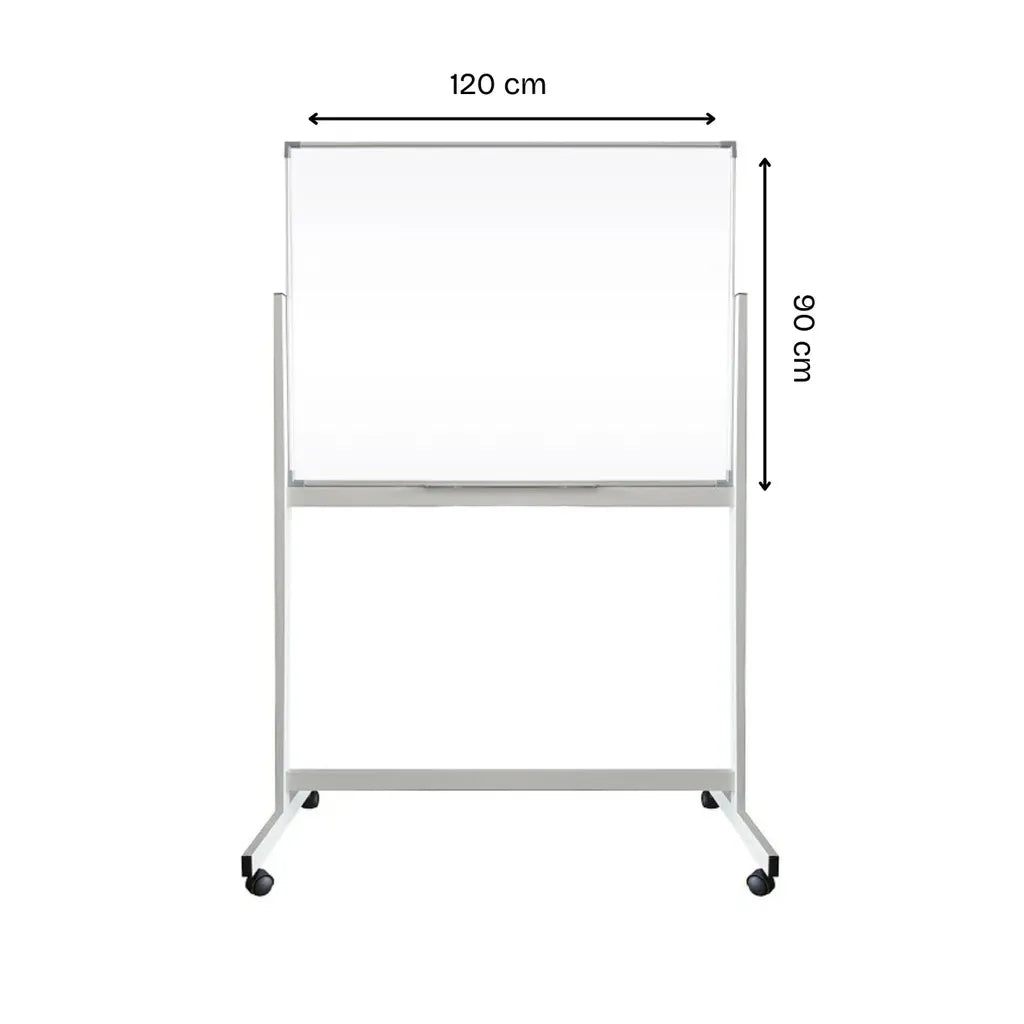 Double Sided Magnetic White Boards With Stand - 90x120cm (without installation) ColorWaves