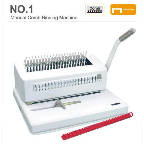 Dsb No. 1 A4 Durable Comb Binding Machine ColorWaves