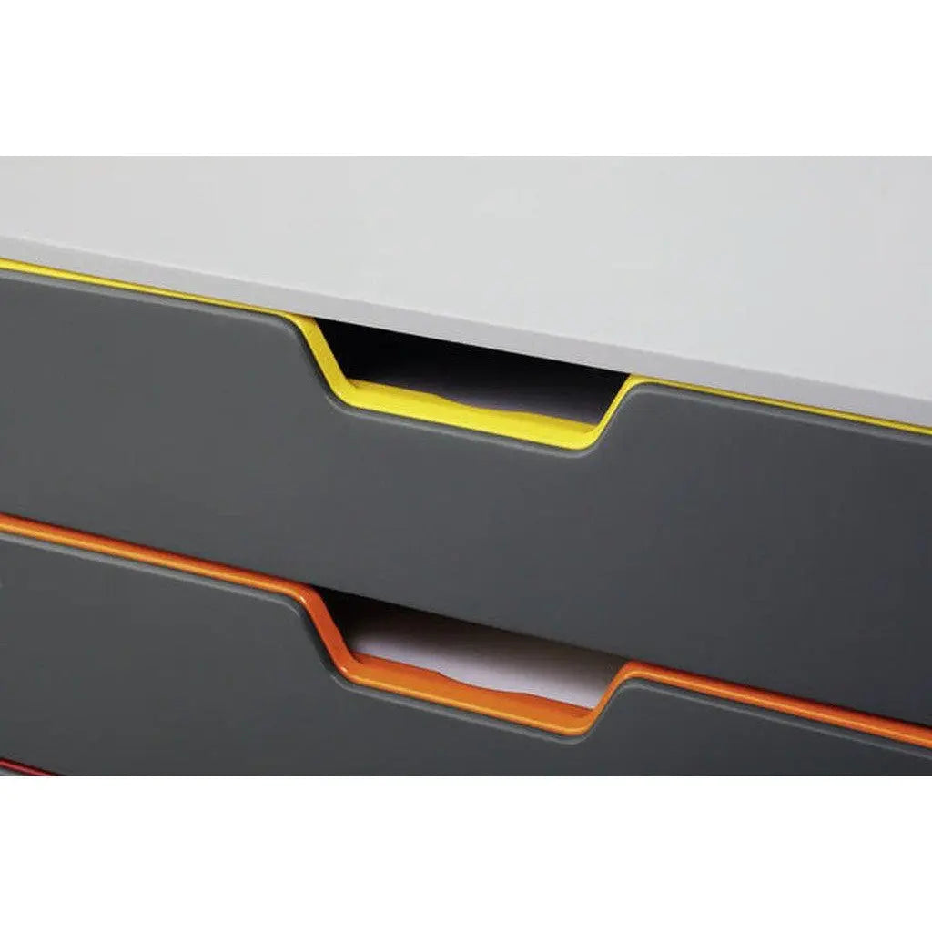Durable 5 Drawer Plastic Cabinet 7605 ColorWaves