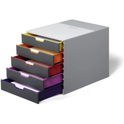 Durable 5 Drawer Plastic Cabinet 7605 ColorWaves