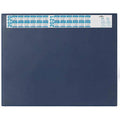 Durable 7204 07 Desk Mat With Transparent Overlay And Calendar 650 X 520 Mm Dark Blue ColorWaves