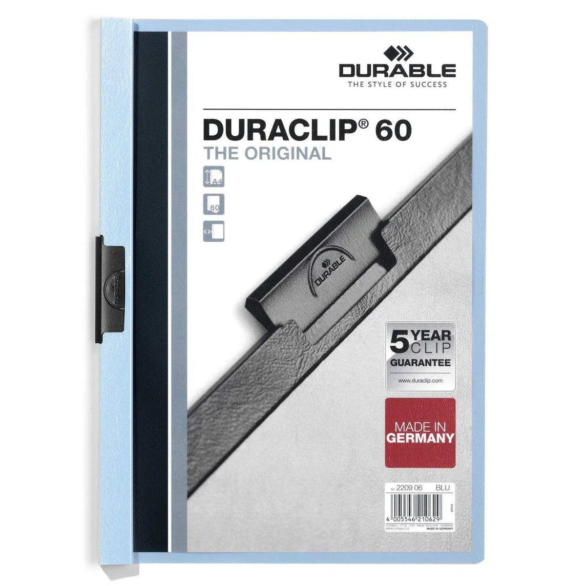 Durable Clip folder Duraclip 1-60 A4 Size ColorWaves