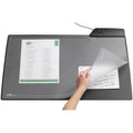 Durable Desk Mat With 4-Port Usb Hub Black 7215 ColorWaves