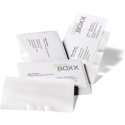 Durable Desk Visifix Buisness Card Index 2413 ColorWaves