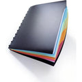 Durable Duralook Style Display Book With 4 Part Index 2435 ColorWaves