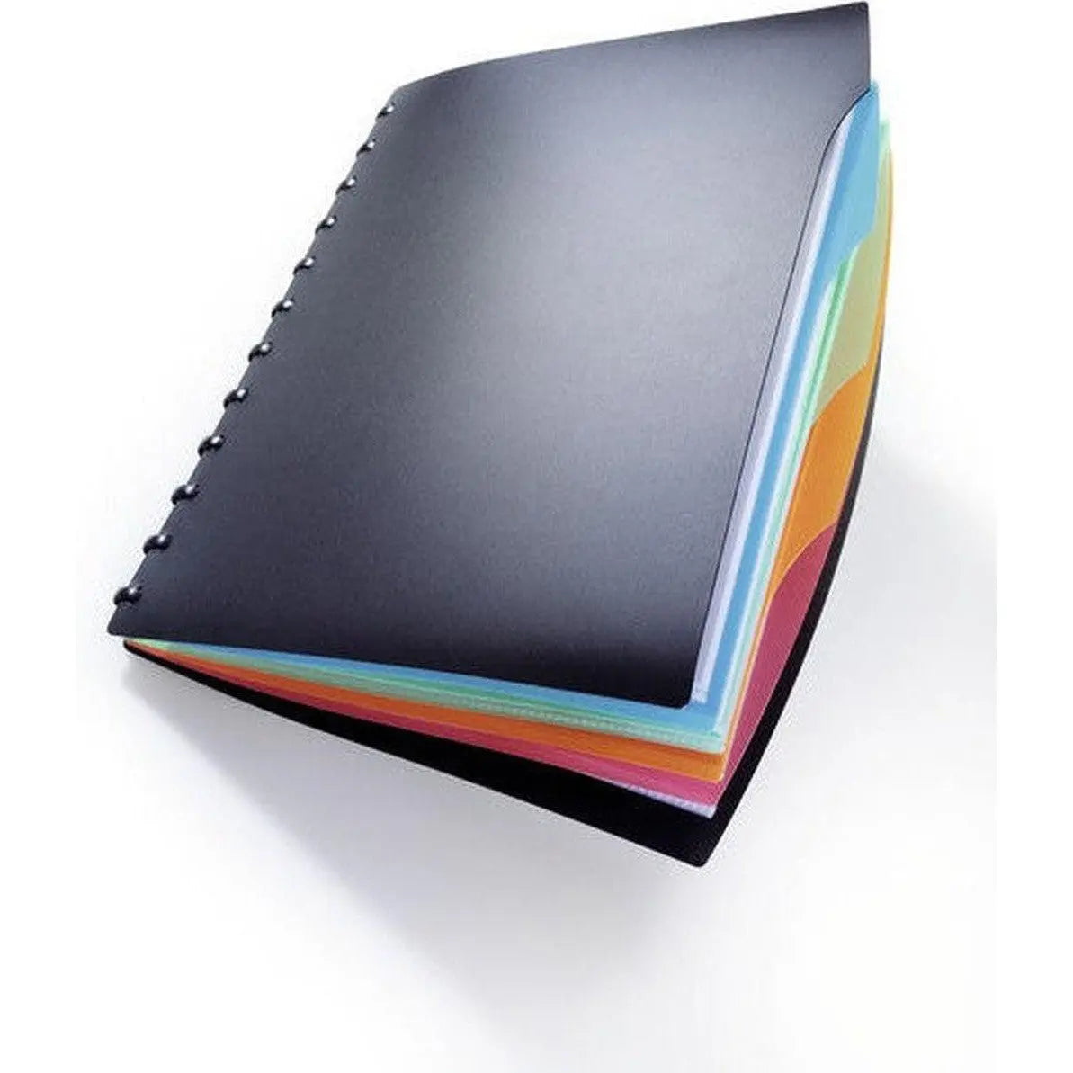 Durable Duralook Style Display Book With 4 Part Index 2435 ColorWaves