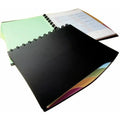 Durable Duralook Style Display Book With 4 Part Index 2435 ColorWaves