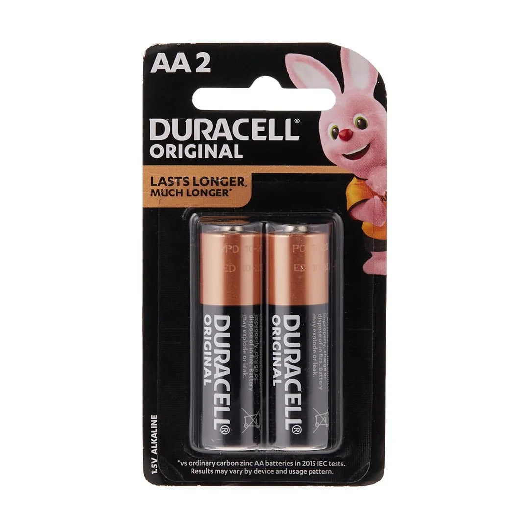 Duracell Aa Alkaline Batteries 2 Pack (1.5V) ColorWaves