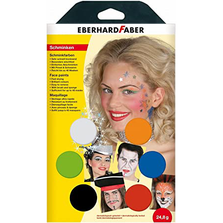EBERHARD FABER Face Paint Set Of 6 Colors ColorWaves