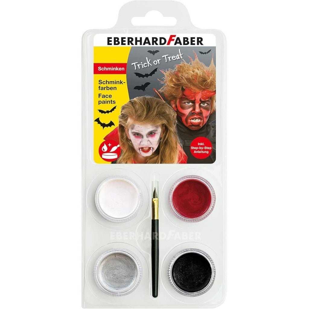 EBERHARD FABER Face paints set of 4 - Devil Dracula ColorWaves