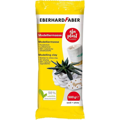 EBERHARD FABER Modelling clay EFA Plast classic 500 gram - White ColorWaves