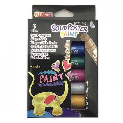 EBERHARD FABER Solid Poster Paint 6 Colors (10G) ColorWaves