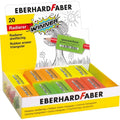 EBERHARD FABER Winner Eraser Neon Triangular ColorWaves