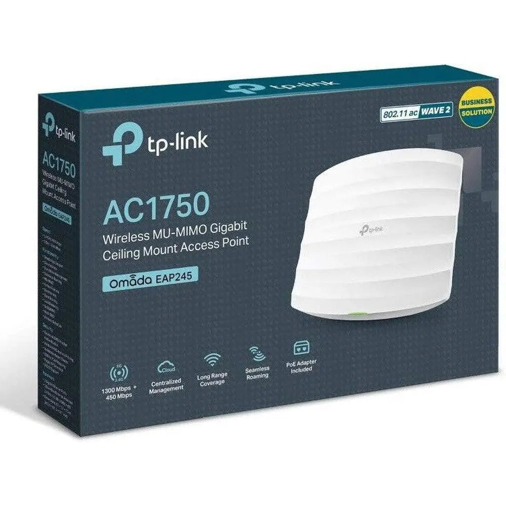 Eap245 Tp-Link Ac1750 Wireless Dual Band Gigabit Ceiling Mount Access Point TP-Link
