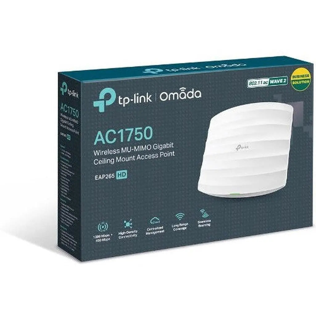 Eap265Hd Tp-Link Ac1750 Wireless Mu-Mimo Gigabit Ceiling Mount Access Point TP-Link