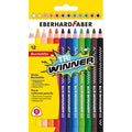 Eberhardt Faber 12 TRI Winner colored pencils ColorWaves
