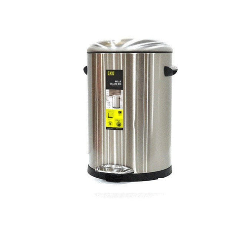 Eko Stainless Dustbin Luxury 20 Liter - EK9268-20L ColorWaves