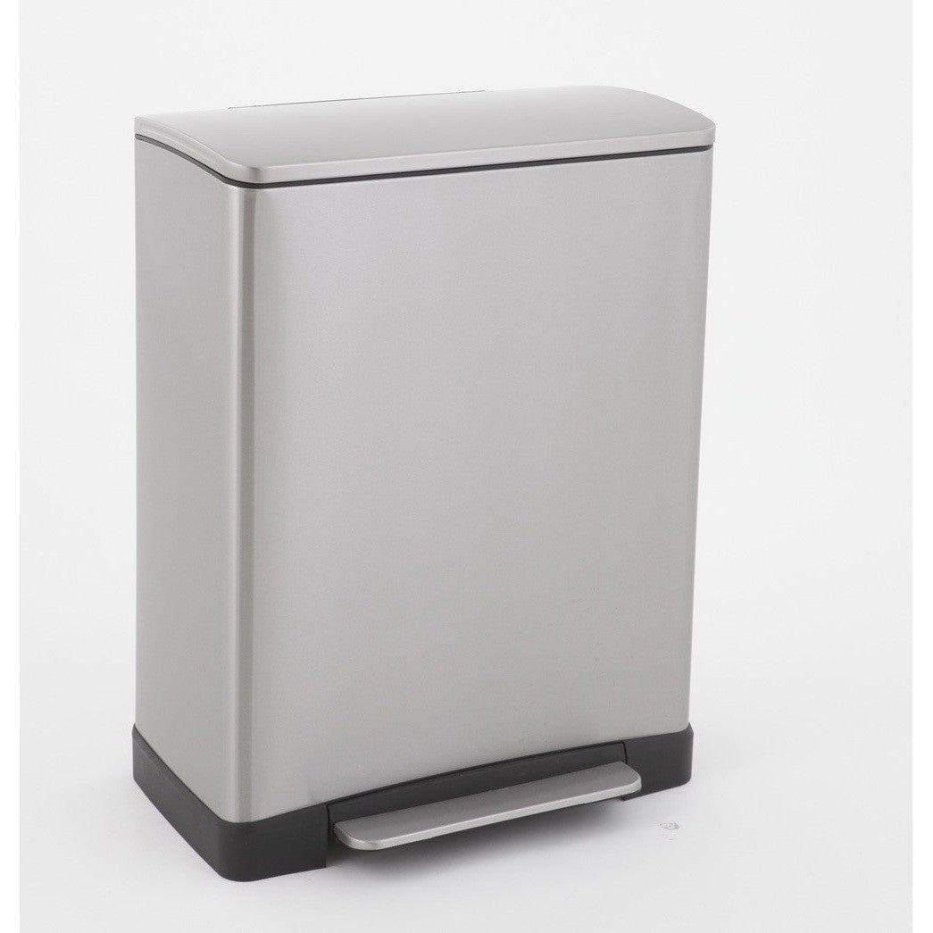 Eko Stainless Rectangular Dustbin 20 Liter - EK9268MT-20L ColorWaves