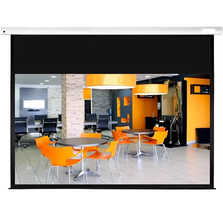 Electric Projector Screen 127cm - 50" X 50" ColorWaves
