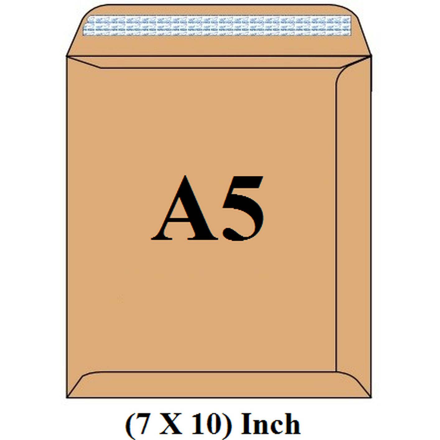 Envelope A5 7X10 Brown Or White Sinarline Pack Of 50 ColorWaves