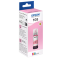 Epson 108 Light Magenta Ink Bottle – 7200 Pages/ 70 ml/ Light Magenta Color/ Ink Bottle Epson