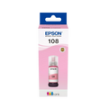 Epson 108 Light Magenta Ink Bottle – 7200 Pages/ 70 ml/ Light Magenta Color/ Ink Bottle Epson