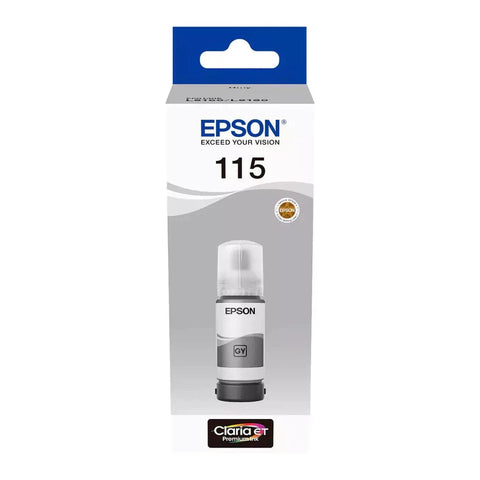Epson 115 EcoTank Grey Ink Bottle - 70ml/ Print up to 2.3K Pages Epson